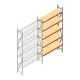 Weitspannregal AR 3000x1610x400 mm (hxbxt) 5 Ebenen verzinkt Anbauregal