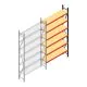 Weitspannregal AR 3000x1610x400 mm (hxbxt) 6 Ebenen anthrazit Anbauregal
