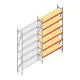 Weitspannregal AR 3000x1610x500 mm (hxbxt) 6 Ebenen verzinkt Anbauregal