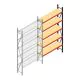 Weitspannregal AR 2000x2250x500 mm (hxbxt) 5 Ebenen verzinkt Anbauregal