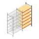 Weitspannregal AR 3000x1610x900 mm (hxbxt) 6 Ebenen Anthrazit Anbauregal