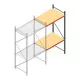 Weitspannregal AR 3000x1610x1000 mm (hxbxt) 2 Ebenen anthrazit Anbauregal