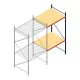 Weitspannregal AR 3000x1610x1200 mm (hxbxt) 2 Ebenen anthrazit Anbauregal