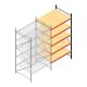 Weitspannregal AR 3000x1610x1200 mm (hxbxt) 5 Ebenen anthrazit Anbauregal