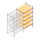 Weitspannregal AR 3000x1610x1200 mm (hxbxt) 5 Ebenen verzinkt Anbauregal mit vormontierten Rahmen
