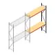 Weitspannregal AR 3000x1850x600 mm (hxbxt) 2 Ebenen anthrazit Anbauregal