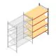 Weitspannregal AR 3000x1850x1200 mm (hxbxt) 4 Ebenen anthrazit Anbauregal