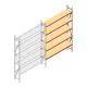 Weitspannregal AR 3000x2010x500 mm (hxbxt) 5 Ebenen verzinkt Anbauregal