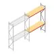 Weitspannregal AR 3000x2250x600 mm (hxbxt) 2 Ebenen verzinkt Anbauregal