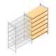 Weitspannregal AR 3000x2010x1000 mm (hxbxt) 6 Ebenen verzinkt Anbauregal