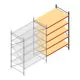 Weitspannregal AR 3000x2010x1200 mm (hxbxt) 5 Ebenen anthrazit Anbauregal