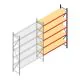 Weitspannregal AR 3000x2250x600 mm (hxbxt) 5 Ebenen anthrazit Anbauregal