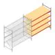 Weitspannregal AR 2000x2700x1000 mm (hxbxt) 4 Ebenen verzinkt Anbauregal