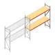 Weitspannregal AR 2500x2700x600 mm (hxbxt) 2 Ebenen verzinkt Anbauregal