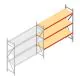 Weitspannregal AR 2500x2700x600 mm (hxbxt) 3 Ebenen verzinkt Anbauregal