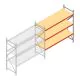 Weitspannregal AR 2500x2700x800 mm (hxbxt) 3 Ebenen verzinkt Anbauregal