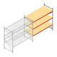 Weitspannregal AR 2500x2700x1000 mm (hxbxt) 3 Ebenen verzinkt Anbauregal