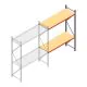 Weitspannregal AR 3000x2700x800 mm (hxbxt) 2 Ebenen anthrazit Anbauregal