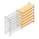 Weitspannregal AR 3000x2700x1000 mm (hxbxt) 6 Ebenen verzinkt Anbauregal