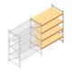Weitspannregal AR 3000x2700x1200 mm (hxbxt) 4 Ebenen verzinkt Anbauregal