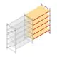 Weitspannregal AR 3000x2700x1200 mm (hxbxt) 5 Ebenen verzinkt Anbauregal