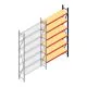 Weitspannregal AR 3000x1610x400 mm (hxbxt) 6 Ebenen blau Anbauregal