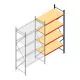 Weitspannregal AR 3000x1610x800 mm (hxbxt) 4 Ebenen blau Anbauregal