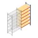 Weitspannregal AR 3000x1610x800 mm (hxbxt) 6 Ebenen blau Anbauregal