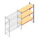 Weitspannregal AR 3000x2700x800 mm (hxbxt) 3 Ebenen blau Anbauregal mit vormontierten Rahmen