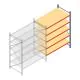 Weitspannregal AR 3000x2700x1200 mm (hxbxt) 5 Ebenen blau Anbauregal mit vormontierten Rahmen