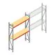 Weitspannregal AR 2000x1850x500 mm (hxbxt) 2 Ebenen verzinkt Anfangsregal mit vormontierten Rahmen