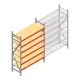 Weitspannregal AR 2000x1610x600 mm (hxbxt) 6 Ebenen verzinkt Anfangsregal