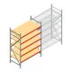 Weitspannregal AR 2250x1850x800 mm (hxbxt) 5 Ebenen verzinkt Anfangsregal mit vormontierten Rahmen