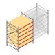 Weitspannregal AR 2000x1610x1200 mm (hxbxt) 6 Ebenen verzinkt Anfangsregal
