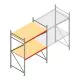 Weitspannregal AR 2500x1850x1000 mm (hxbxt) 2 Ebenen verzinkt Anfangsregal