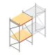 Weitspannregal AR 3000x1610x1200 mm (hxbxt) 2 Ebenen verzinkt Anfangsregal mit vormontierten Rahmen