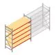 Weitspannregal AR 2250x2250x800 mm (hxbxt) 5 Ebenen verzinkt Anfangsregal mit vormontierten Rahmen