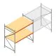 Weitspannregal AR 2000x2010x1200 mm (hxbxt) 2 Ebenen verzinkt Anfangsregal