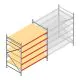 Weitspannregal AR 2000x2010x1200 mm (hxbxt) 5 Ebenen verzinkt Anfangsregal