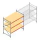 Weitspannregal AR 2500x2010x1200 mm (hxbxt) 3 Ebenen verzinkt Anfangsregal