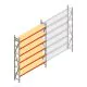 Weitspannregal AR 3000x2010x400 mm (hxbxt) 6 Ebenen verzinkt Anfangsregal