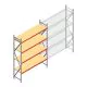 Weitspannregal AR 3000x2250x600 mm (hxbxt) 4 Ebenen verzinkt Anfangsregal