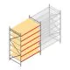 Weitspannregal AR 3000x2250x1200 mm (hxbxt) 6 Ebenen verzinkt Anfangsregal