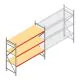 Weitspannregal AR 2000x2700x800 mm (hxbxt) 3 Ebenen verzinkt Anfangsregal