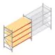 Weitspannregal AR 2000x2700x1000 mm (hxbxt) 4 Ebenen verzinkt Anfangsregal