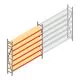 Weitspannregal AR 2500x2700x500 mm (hxbxt) 6 Ebenen verzinkt Anfangsregal