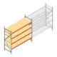 Weitspannregal AR 2500x2700x800 mm (hxbxt) 4 Ebenen verzinkt Anfangsregal