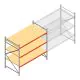 Weitspannregal AR 2500x2700x1200 mm (hxbxt) 3 Ebenen verzinkt Anfangsregal