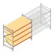 Weitspannregal AR 2500x2700x1200 mm (hxbxt) 4 Ebenen verzinkt Anfangsregal