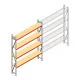 Weitspannregal AR 3000x2700x500 mm (hxbxt) 4 Ebenen verzinkt Anfangsregal